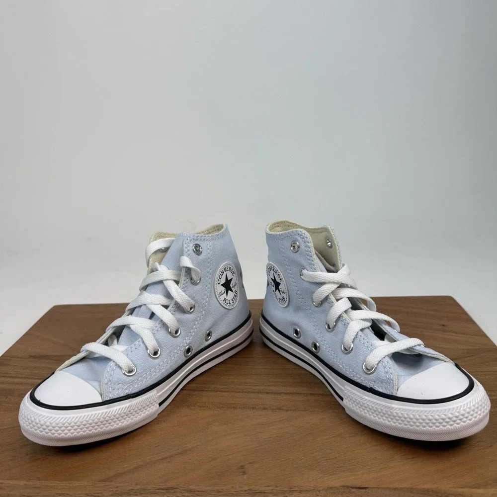New Little Kids Converse Chuck‎ Taylor All Star High Blue Sneaker Shoes Sz 12 C